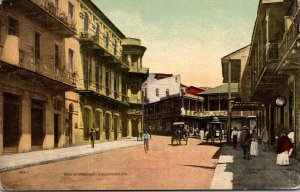 Panama Street View In The City Of Panama