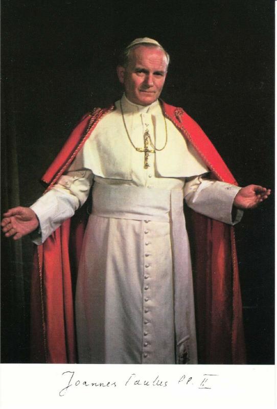 Pope John Paul II Portrait Postcard