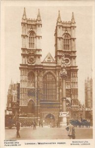 England  London  Westminster Abbey real photo
