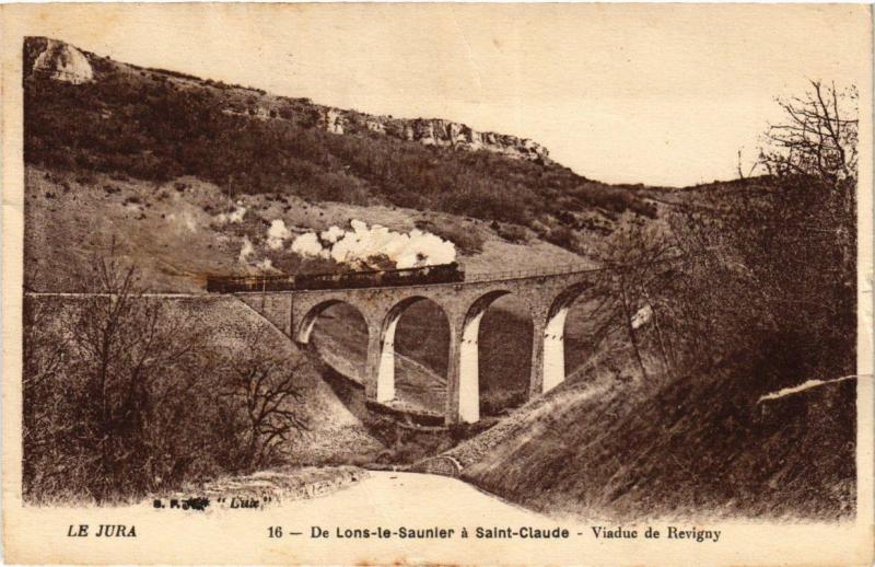 CPA de LONS-le-SAUNIER a ST-CLAUDE Viaduc de REVIGNY (247497)