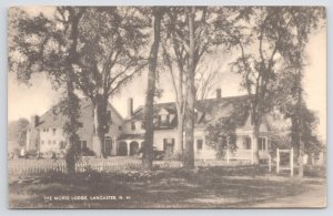Lancaster New Hampshire~Morse Lodge~1940s B&W Postcard