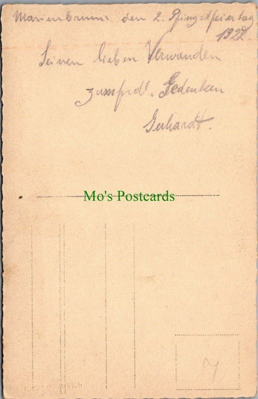 Ancestors Postcard - Young German Man, Leipzig Photographer RS29193