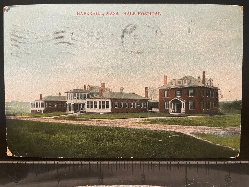 Vintage Postcard 1911 Hale Hospital, Haverhill, Massachusetts (MA)