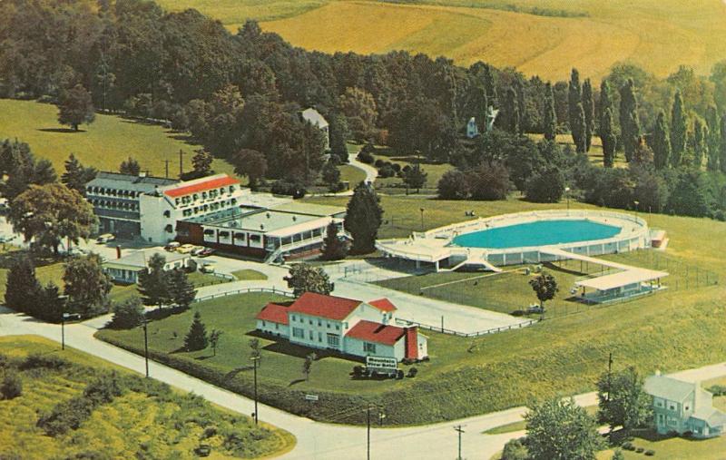 GREENSBURG, PA Pennsylvania MOUTAIN VIEW INNAerial LINCOLN HIGHWAY