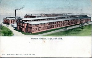 Postcard MA Ayer - Chandler Planer Co. Shops