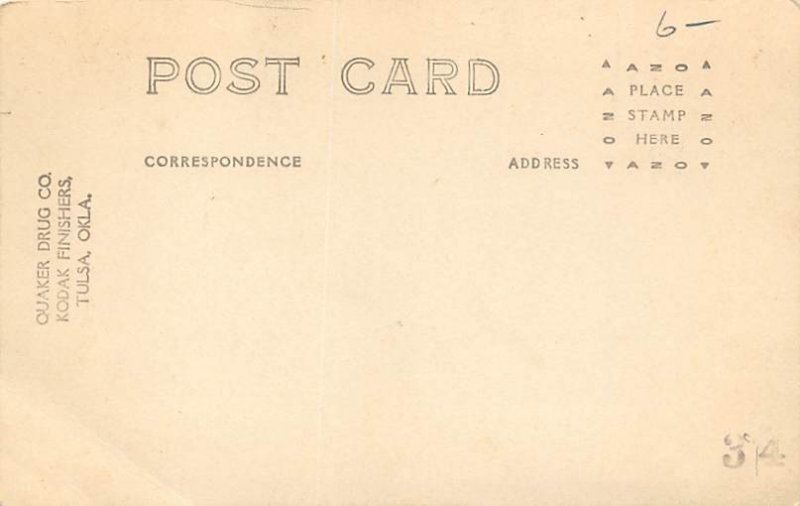 Unidentified real Photo Tulsa OK