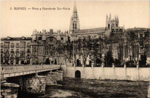 CPA Burgos Arco y Puente de Sta-Maria SPAIN (744060)