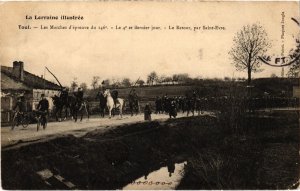 CPA Militaire Toul - Les Marches d'épreuve du 146e (90367)