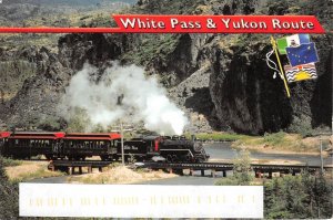 US8 USA White Pass Yukon route steam train Alaska 2001