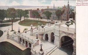 New York Albany Grand Staircase & Capitol Grounds