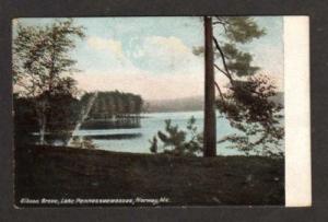 ME Gibson Grove Lake View NORWAY MAINE Old Postcard PC