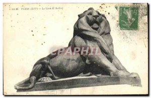 Old Postcard Paris The Lion of Belfort