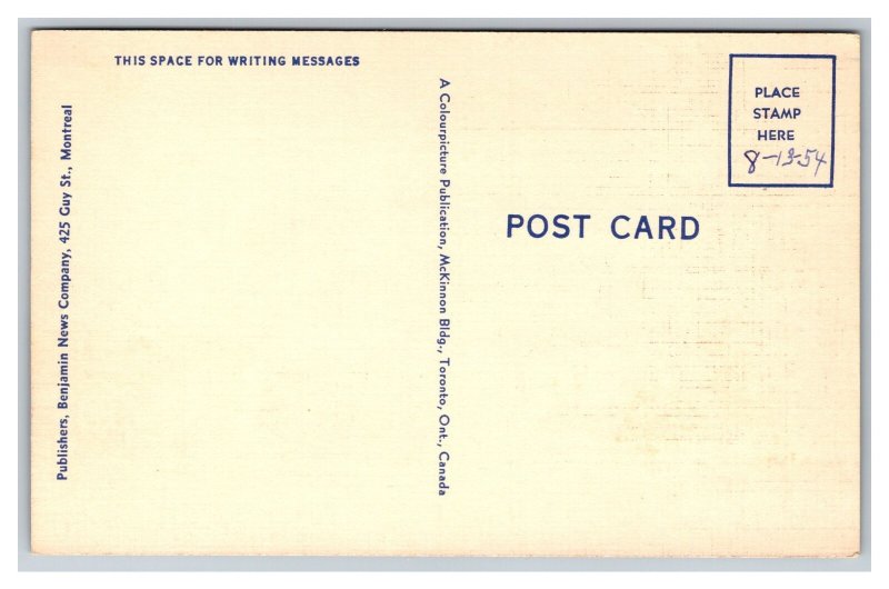 The World Famous Sightseeing Observation Tramway Montreal Canada Postcard