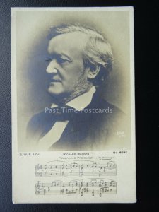 Famouse Composer RICHARD WAGNER Walthers Preislied - Old Postcard by C.W.F. & Co