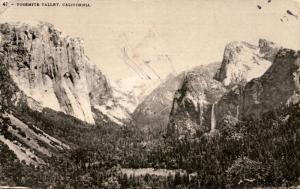 Yosemite Valley, California Vintage c1908 Postcard G02