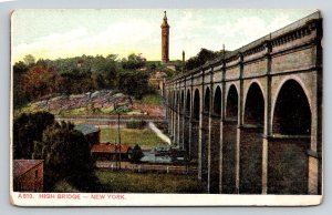 High Bridge  New York City   Postcard