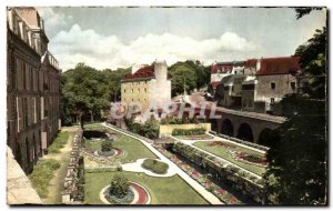 Old Postcard Vannes Garden L & # 39Hermine