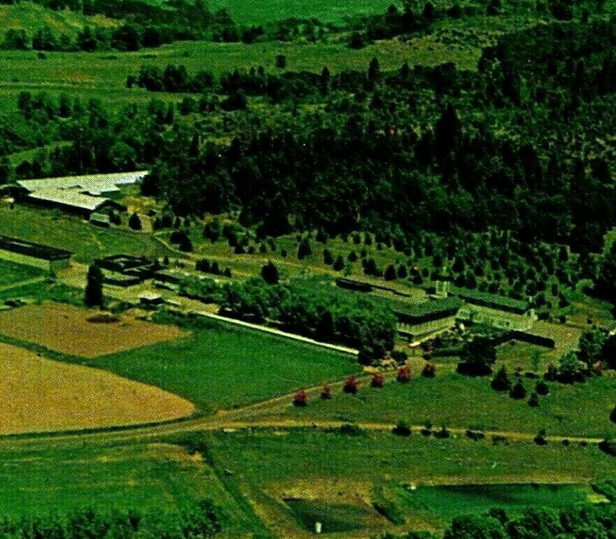 Lafayette Oregon OR Trappist Abbey Our Lady of Guadalupe Vtg Chrome