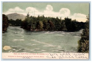 1906 Saco And Swift River And Moat Mt. Conway New Hampshire NH Posted Postcard 