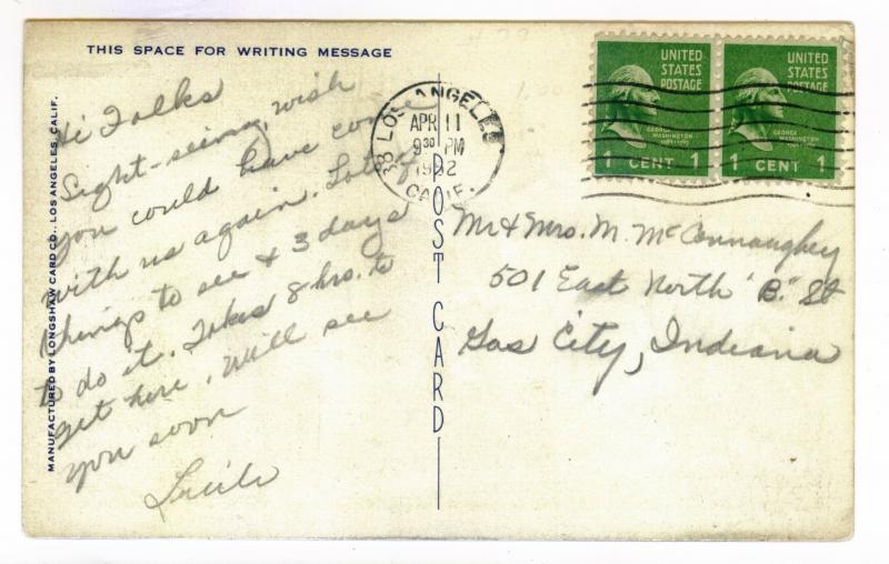 Springfield, Illinois forwarded West Bend, Wisconsin 1937, Lincoln's Home