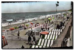 Postcard Moderne Cabourg Pool And Beach