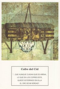 Cofre Del Cid Spain Spanish Coffin Postcard