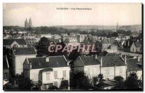 Old Postcard Soissons Panoramic