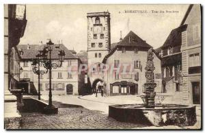 Old Postcard Ribeauville Tour des Bouchers