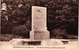 CPA WARMERIVILLE (Marne) - Le Monument aux Morts 1914-1918 (245420)