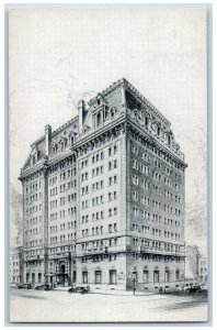 Baltimore Maryland Postcard Belvedere Charles Street Chase Exterior View c1940