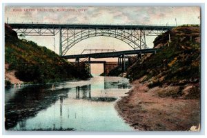 1911 High Level Bridges Hamilton Ontario Canada Posted Antique Postcard