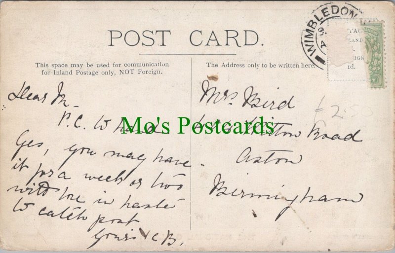 Genealogy Postcard - Bird, 404 Witton Road, Aston, Birmingham GL1577