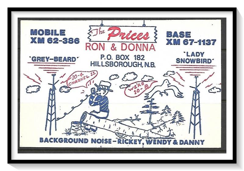 Canada New Brunswick QSL Ham Radio The Prices - (MX-016)