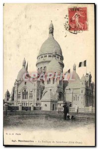 Postcard Old Montmartre The Basilica of Sacre Coeur West Coast