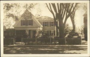 Hyannisport (Written on Back) Cape Cod MA Home Real Photo Postcard #1