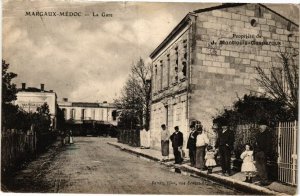 CPA AK MARGAUX-MÉDOC - La Gare (211188)