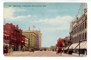 UT - Salt Lake City. Main Street looking South circa 1910