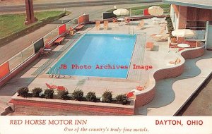 OH, Dayton, Ohio, Red Horse Motor Inn Motel, Swimming Pool, DP No 5168-B