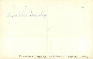 Postcard RPPC 1940s Mexico Taxco Public Laundry people water 23-11605