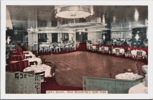 Grill Room The Roosevelt New York City Vintage Postcard C207