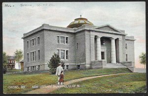 New Library Building Orono University of Maine Unused c1910s