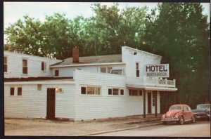 Canada Ontario NORTHBROOK HOTEL with older Volkswagen Car 1950s-1970s Chrome