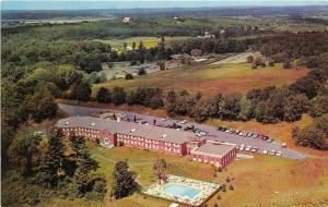 Lexington Massachusetts 1960s Postcard The Lexington Motor Inn Aerial View