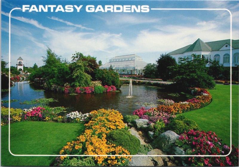 Fantasy Gardens Richmond BC British Columbia Unused Postcard D36