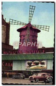 Old Postcard Paris Moulin Rouge Montmartre Automotive L & # 39enfer tropics H...