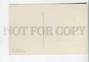 196685 Vietnam Hai Phong bridge old postcard