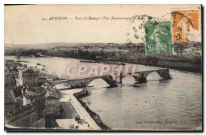 Old Postcard Avignon Pont St Benezet