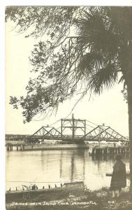 1930's - 1940's Bridge Over Indian River, Coronado, Florida ~ RPPC