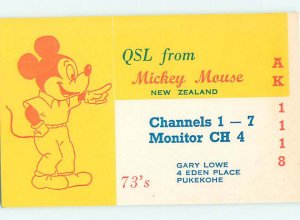 Pre-1980 RADIO CARD - CB HAM OR QSL Pukekohe - Auckland New Zealand AH3131