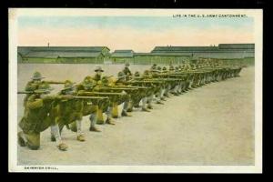 Military, U.S. Army Cantonment, Skirmish Drill, US Army Cantonment Series No. 81